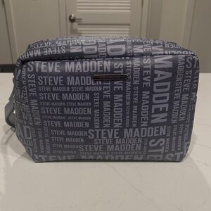 Brand New Steve Madden Logo Print Toiletry Bag